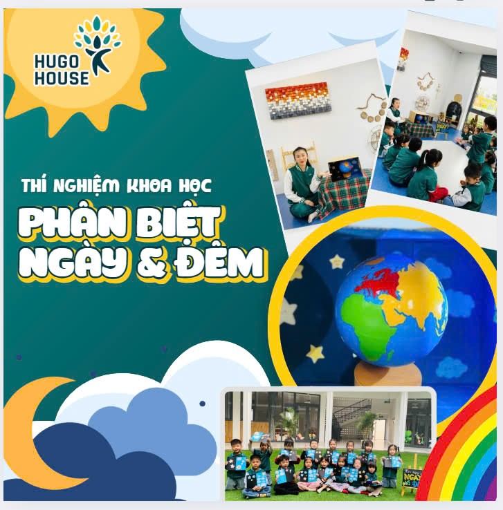 KHÁM PHÁ BÍ ẨN NGÀY & ĐÊM CÙNG CÁC NHÀ KHOA HỌC NHÍ CỦA CÁC BÉ HUGO HOUSE HẢI PHÒNG
