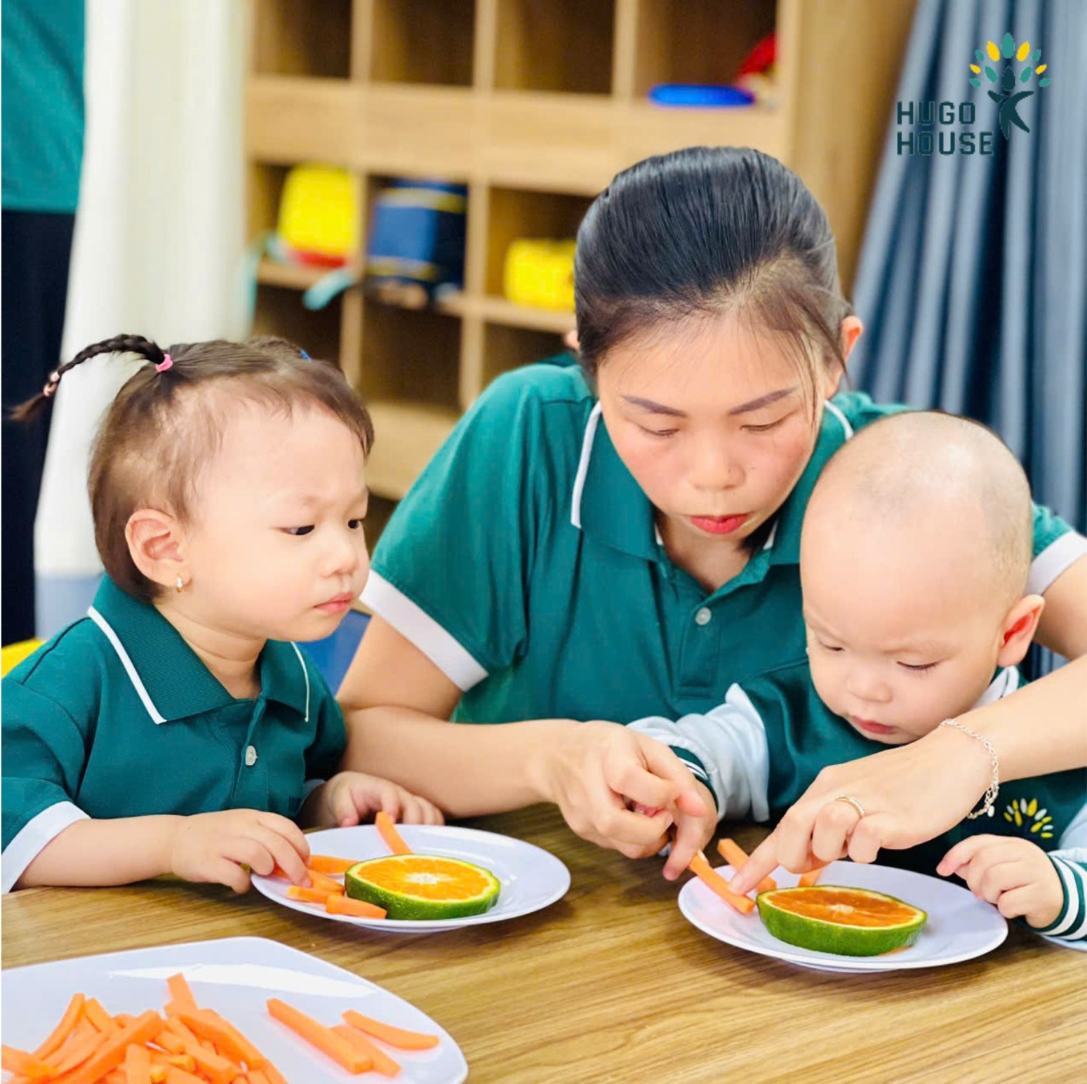MẶT TRỜI TỪ CAM VÀ CÀ RỐT – SÁNG TẠO CÙNG BÉ