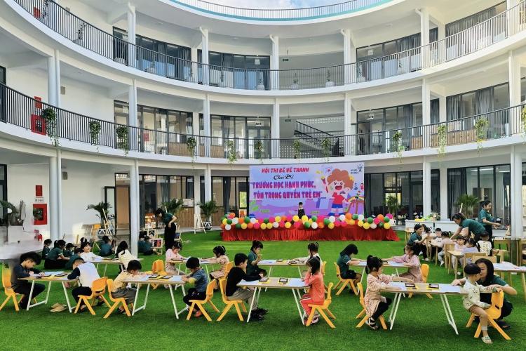  CUỘC THI VẼ TRANH “TRƯỜNG HỌC HẠNH PHÚC, TÔN TRỌNG QUYỀN TRẺ EM