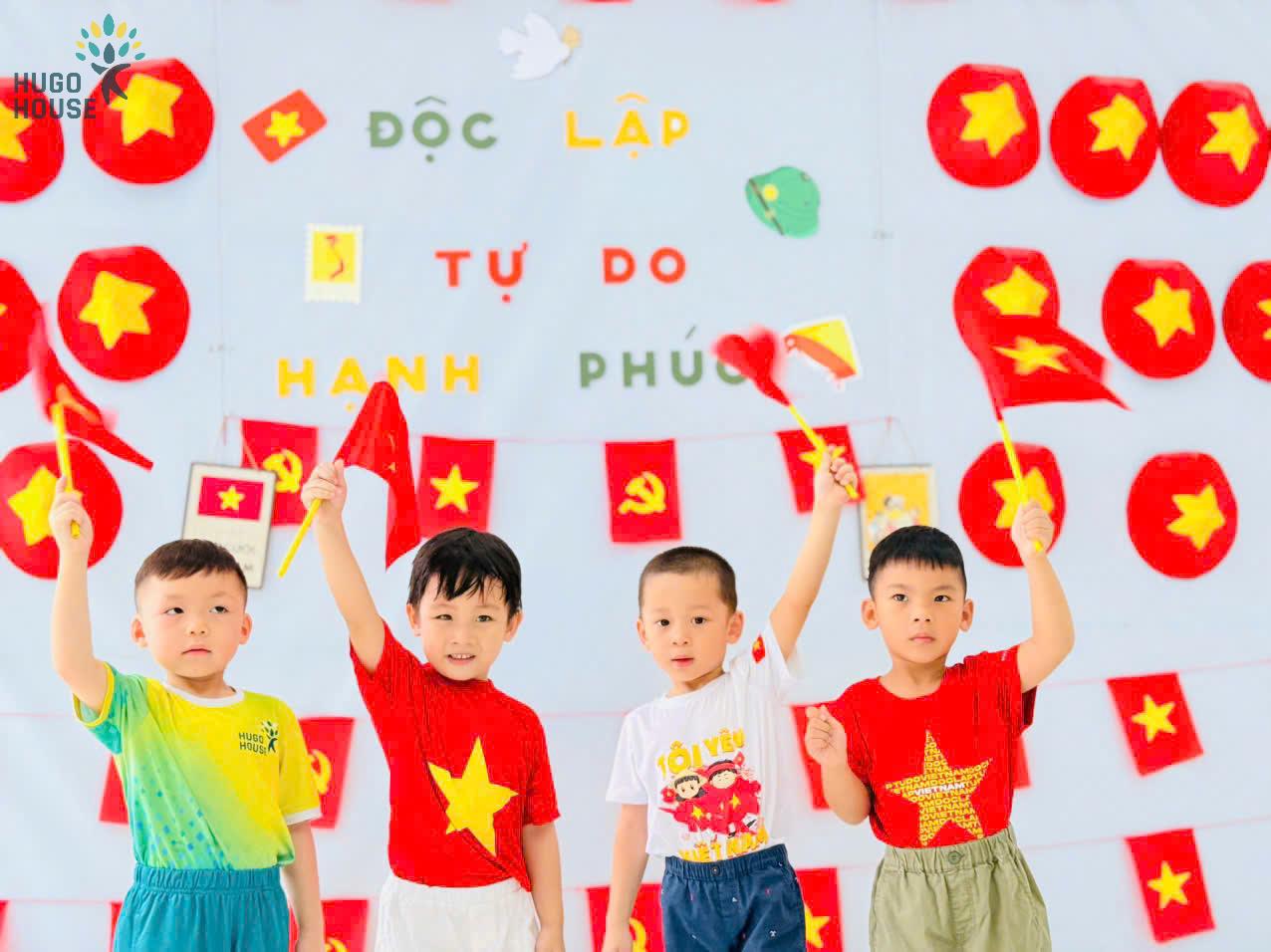 CÁC BÉ YÊU HÂN HOAN HƯỞNG ỨNG 80 NĂM QUỐC KHÁNH 2/9