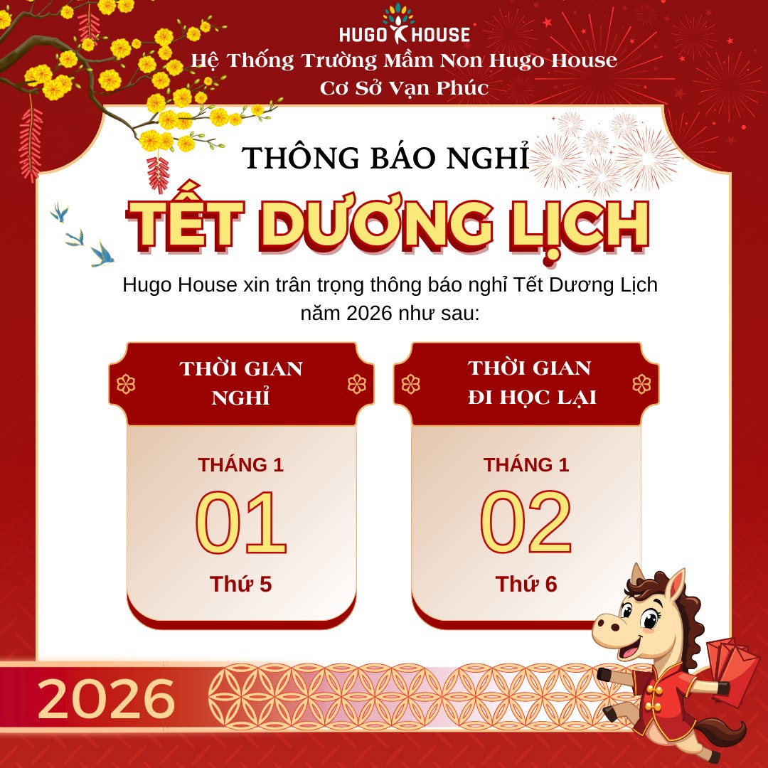 THÔNG BÁO NGHỈ TẾT DƯƠNG LỊCH 2026