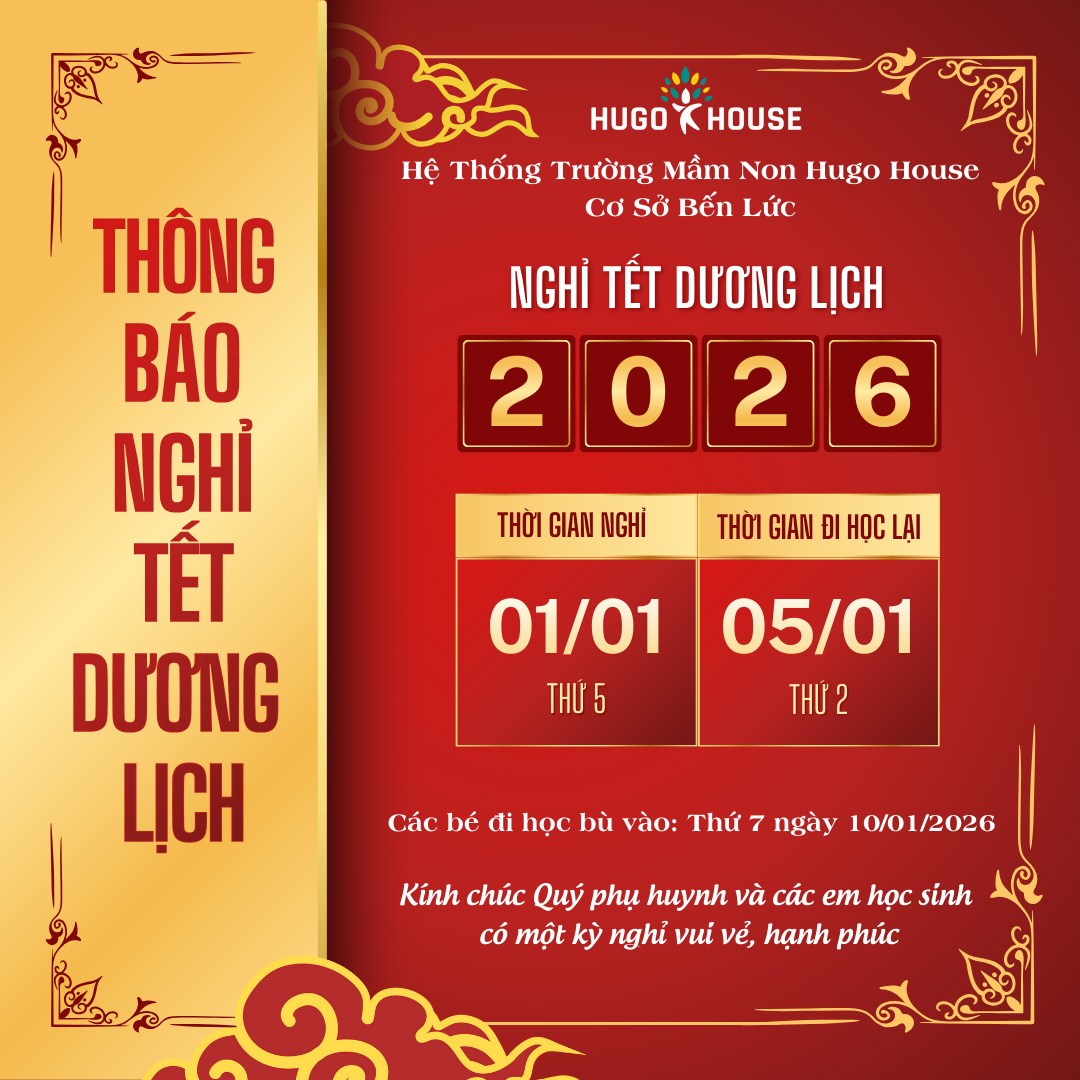 THÔNG BÁO THAY ĐỔI LỊCH NGHỈ TẾT DƯƠNG LỊCH