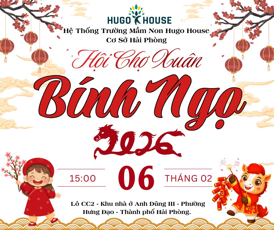 HỘI CHỢ XUÂN BÍNH NGỌ 2026 TẠI HUGO HOUSE