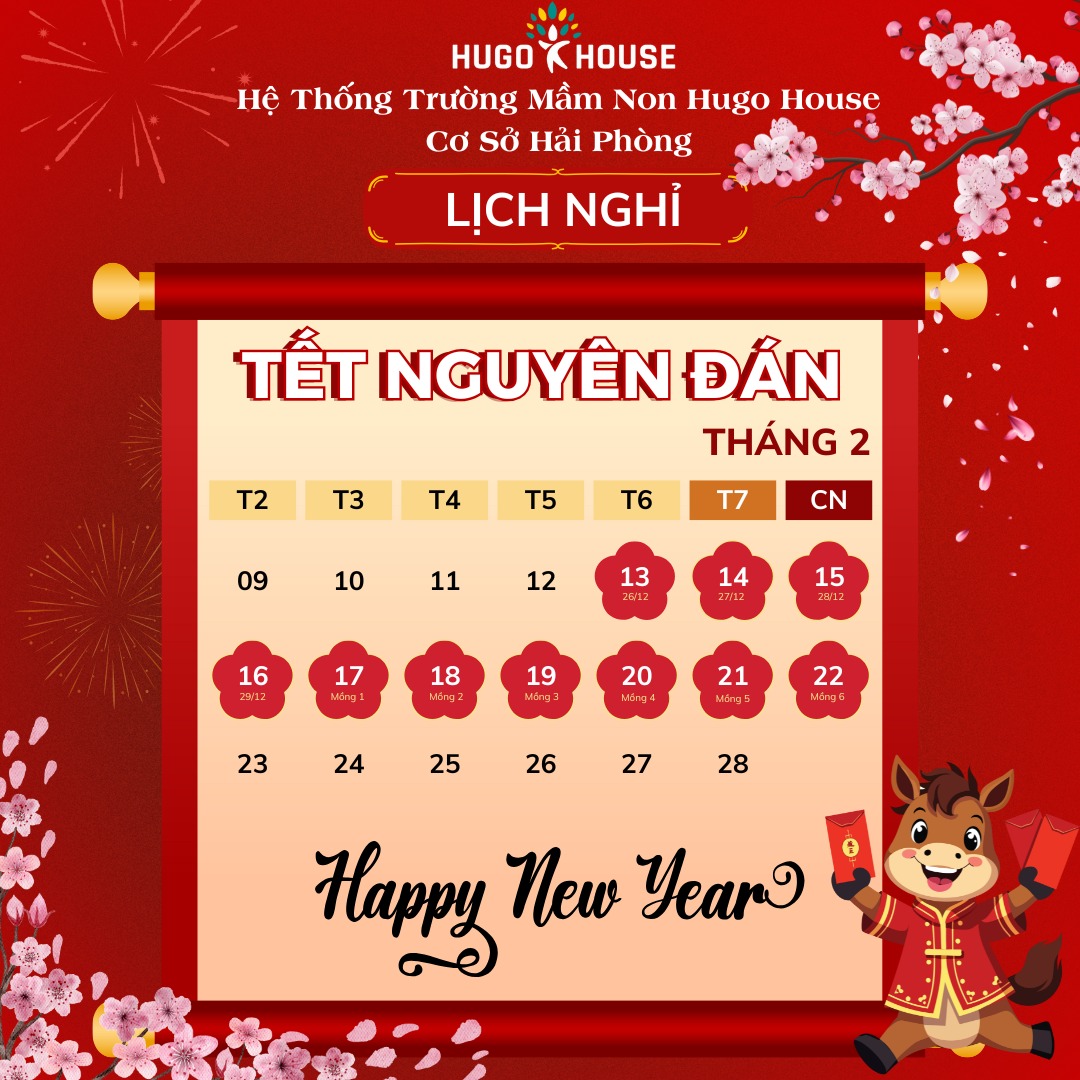 THÔNG BÁO NGHỈ TẾT NGUYÊN ĐÁN