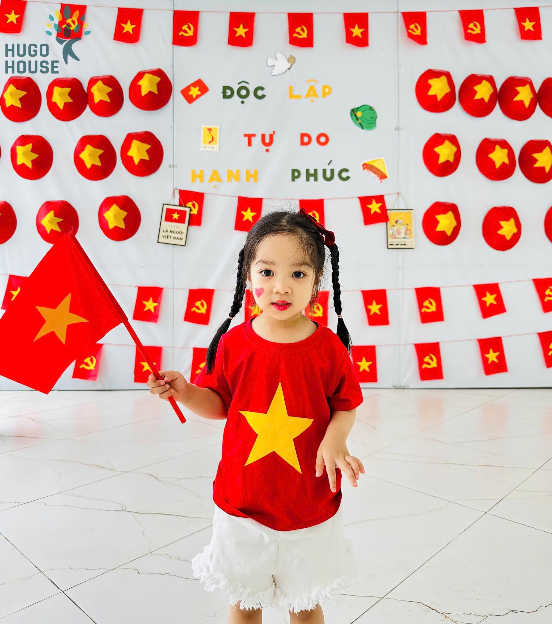 CÁC BÉ YÊU HÂN HOAN HƯỞNG ỨNG 80 NĂM QUỐC KHÁNH 2/9