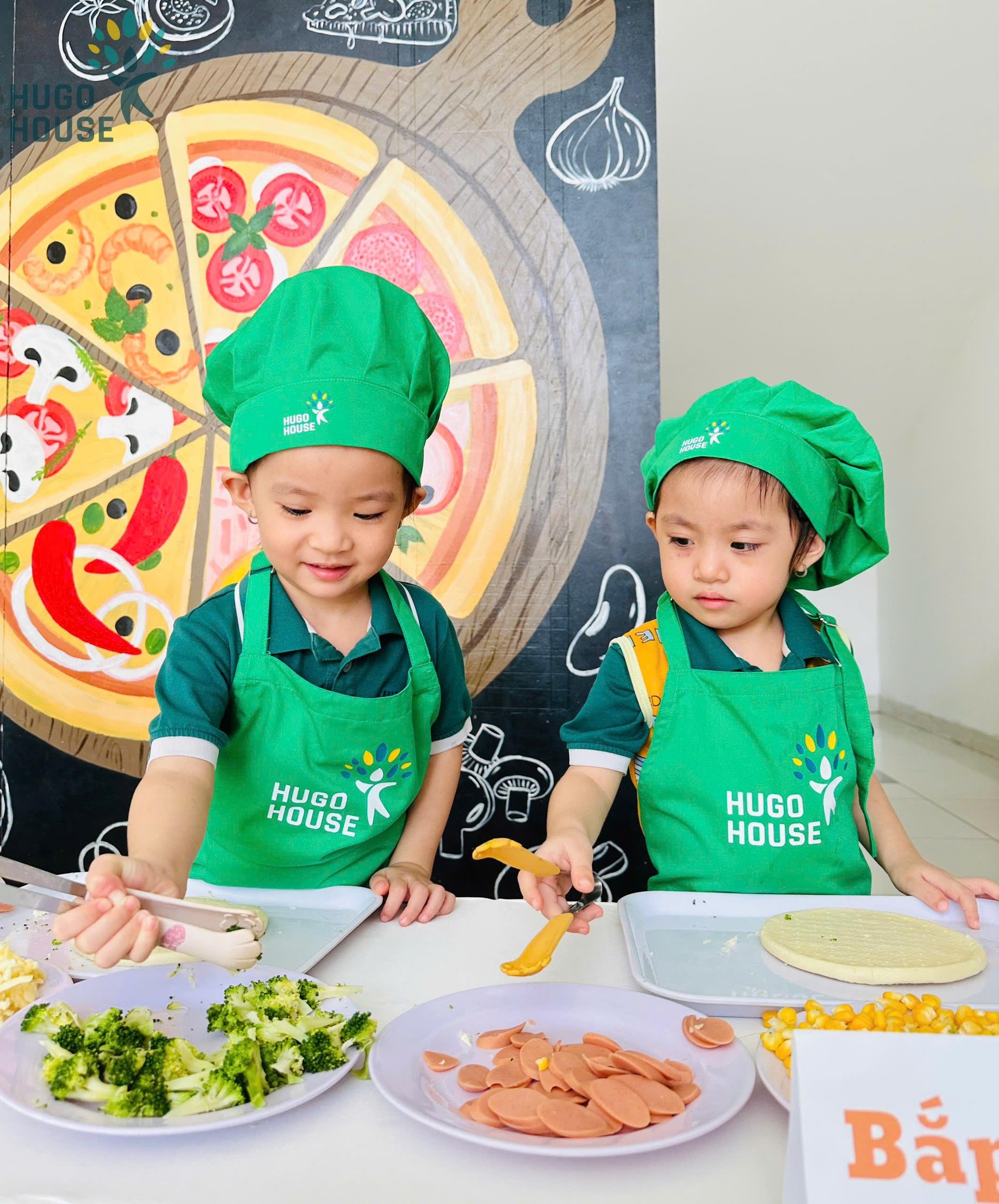 BÉ TRẢI NGHIỆM LÀM BÁNH PIZZA - HƯƠNG BÁNH THƠM LỪNG