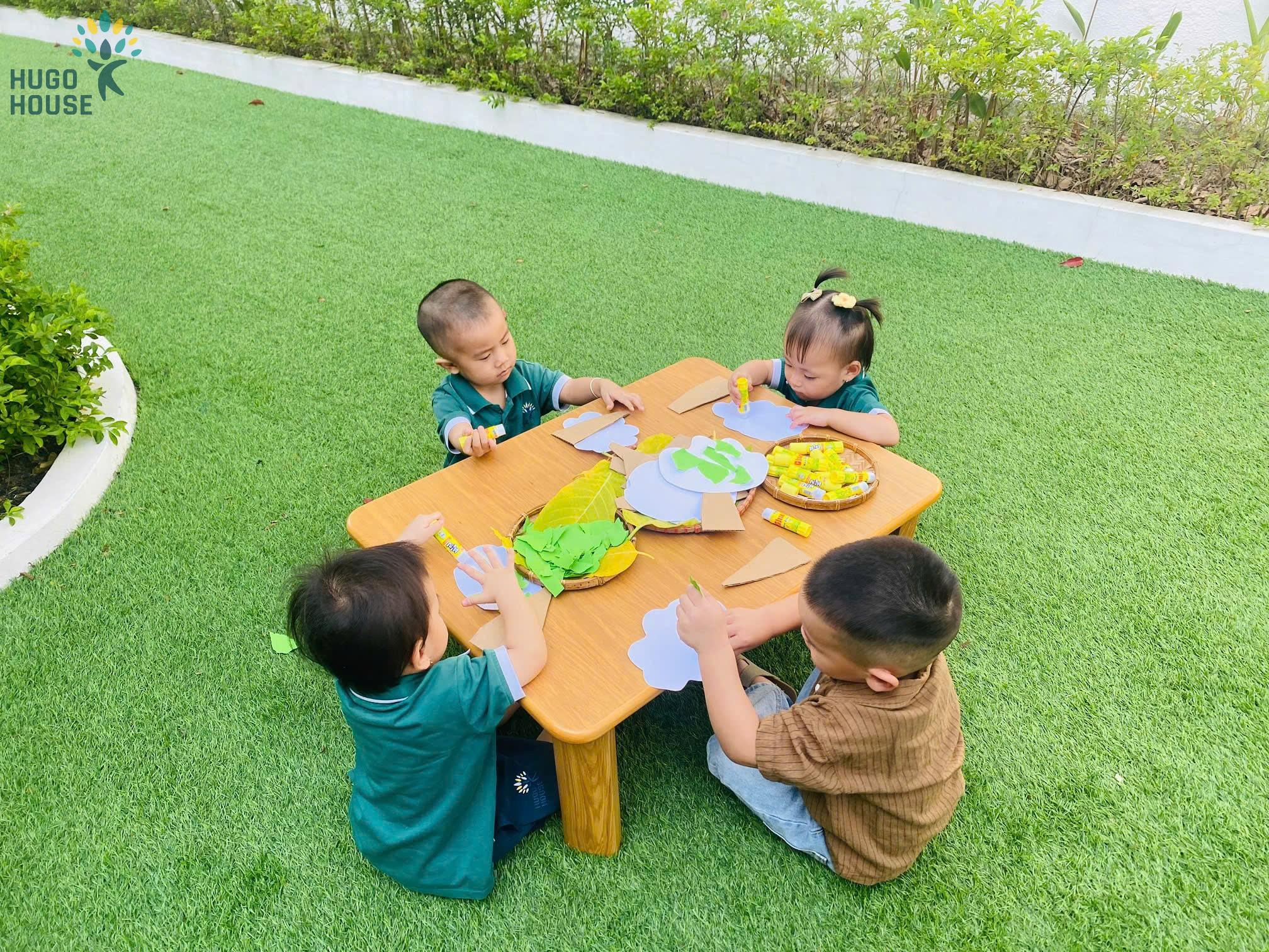 NHỮNG LÁ XANH ĐƯỢC TẠO NÊN TỪ TAY BÉ