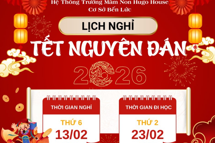 THÔNG BÁO NGHỈ TẾT NGUYÊN ĐÁN 2026